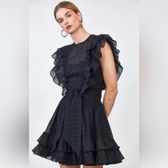 Hunter Bell Black Dress - Picture 2 of 6